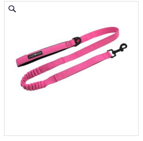 Soft Pull Traffic Dog Leash - Candy Pink