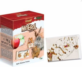 1 count AE Cage Company Apple Flavored Mineral Block Large
