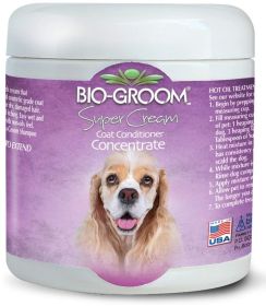 8 oz Bio Groom Super Cream Coat Conditioner Concentrate for Dogs