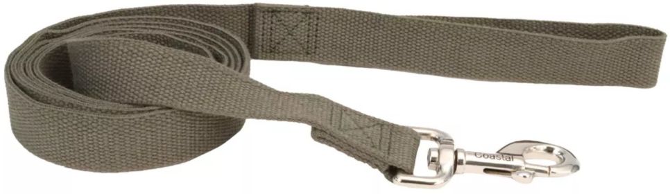 Coastal Pet New Earth Soy Dog Lead Forest Green (size: 6 feet x 1"W)