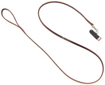 Circle T Latigo Leather Lead 6' Long (size: 6 feet x 3/8"W)