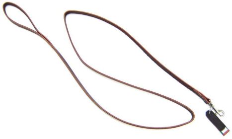 Circle T Latigo Leather Lead 6' Long (size: 6 feet x 5/8"W)
