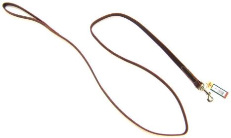 Circle T Latigo Leather Lead 6' Long (size: 6 feet x 3/4"W)