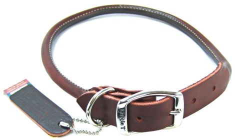 Circle T Latigo Leather Round Collars (size: 24"L x 1"W)