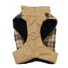 Alpine All-Weather Dog Coat - Beige Plaid