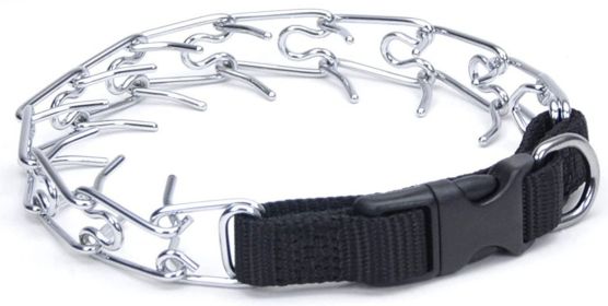Titan Easy-On Prong Training Collar (size: Medium (20"L x 3.3 mm))