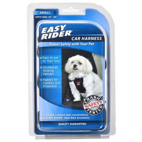 Coastal Pet Easy Rider Car Harness for Dogs Black (size: Small - 1 count)