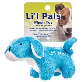 Lil Pals Ultra Soft Plush Dog Toy Blue Dog (size: 1 count)