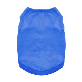 Cotton Dog Tank - Nautical Blue (size: X-Small)