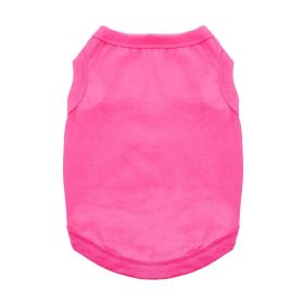 Cotton Dog Tank - Raspberry Sorbet (size: X-Large)