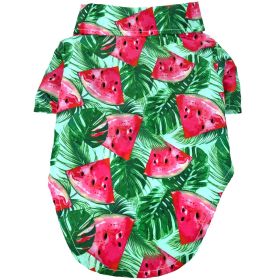 Hawaiian Camp Shirt - Sunset Hibiscus (size: small)