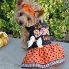 Holiday Dog Harness Dress - Candy Canes