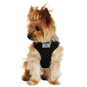 Wrap and Snap Choke Free Dog Harness by Doggie Design - Black (size: large)