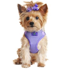 Wrap and Snap Choke Free Dog Harness by Doggie Design - Paisley Purple (size: large)