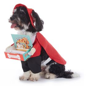 Pet Supplies Universal Clothes Bat (Option: PF94 Red Pizza Deliverer-XL)