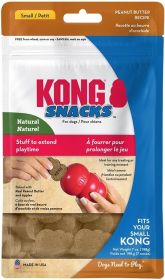 KONG Snacks for Dogs Peanut Butter Recipe Small (size: 56 oz (8 x 7 oz))