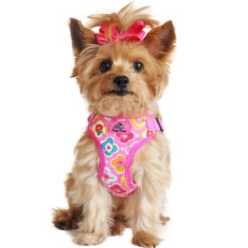 Wrap and Snap Choke Free Dog Harness by Doggie Design - Maui Pink (size: small)