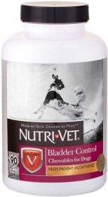 Nutri-Vet Bladder Control Chewables for Dogs Helps Prevent Incontinence (size: 90 count)