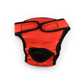 Pet Big Dog Menstrual Panties Menstrual Underwear Anti-harassment Menstrual Panties Pet Dog Underwear (Option: Red-L)